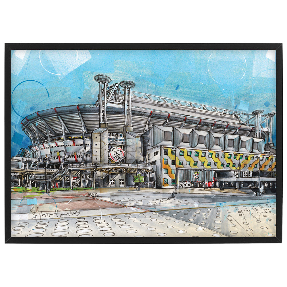 Amsterdam Fußballstadion Druck