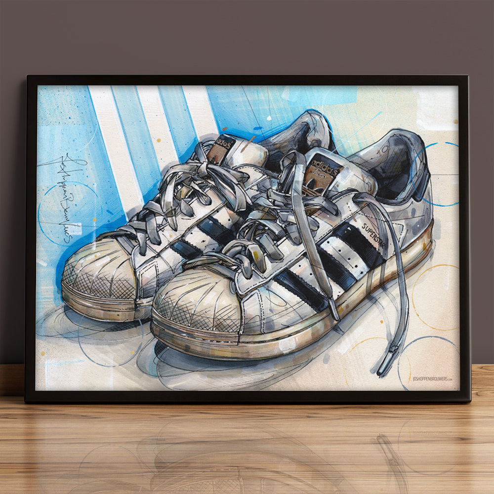Adidas Superstar sneaker Druck