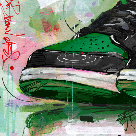 Nike Air Jordan 1 retro high pine green canvas