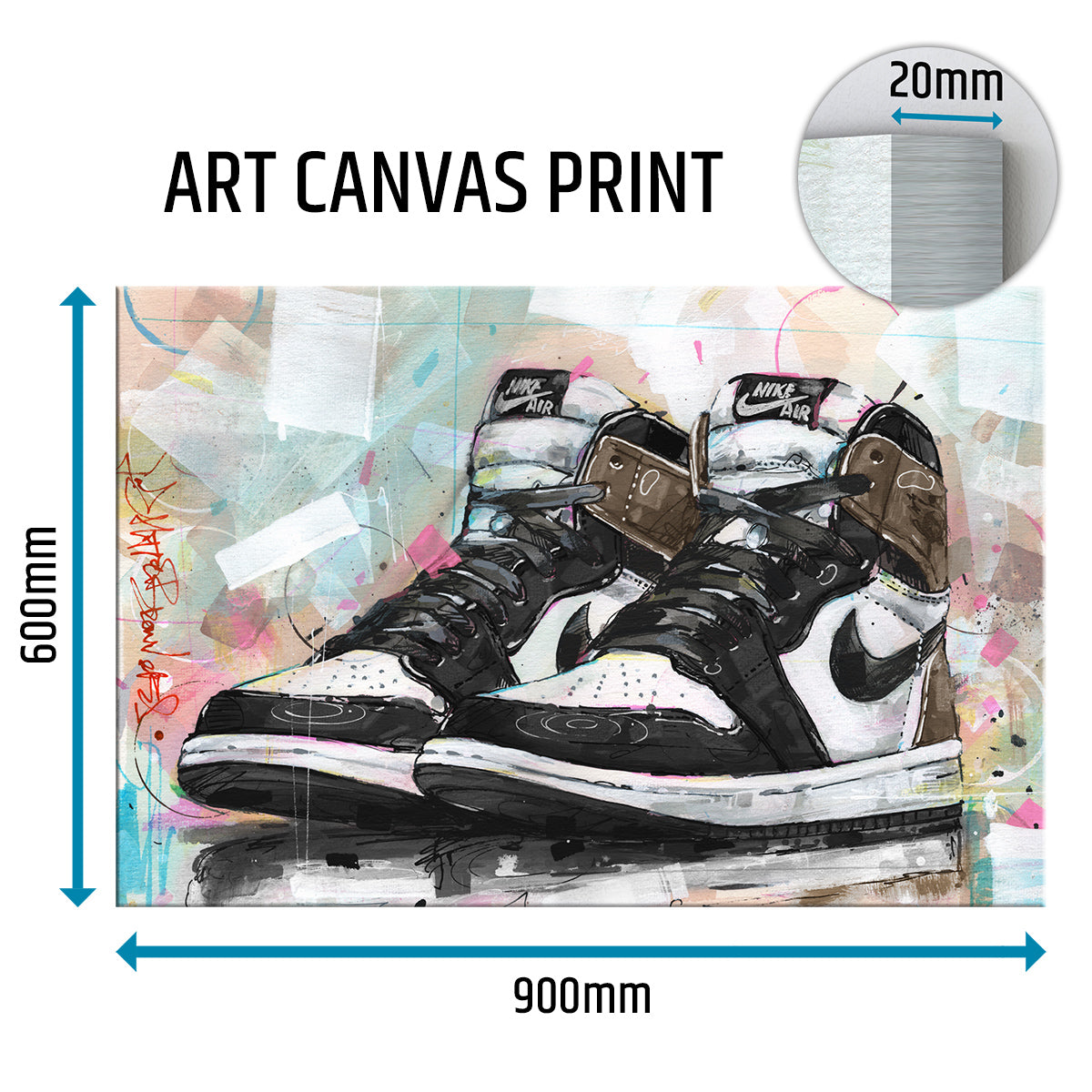 Nike Air Jordan 1 retro high dark mocha lienzo