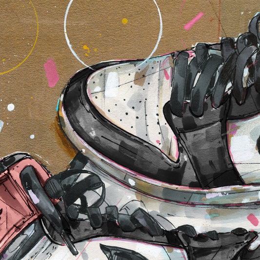 Nike Air Jordan 1 1984 rust pink Druck