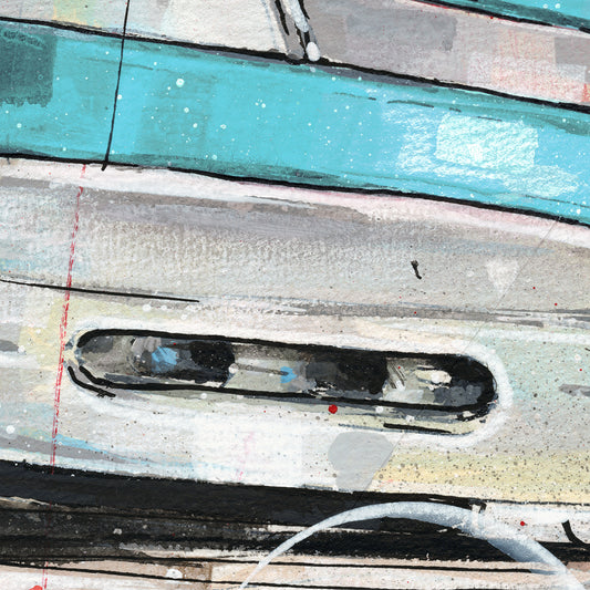 Nike Air Max 1 shoebox OG aqua purple Druck