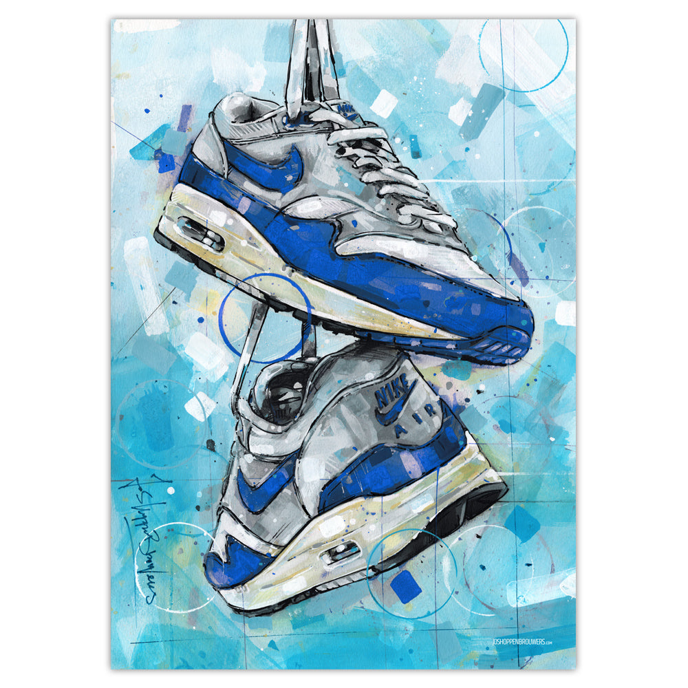Nike Air Max 1 OG blue Druck