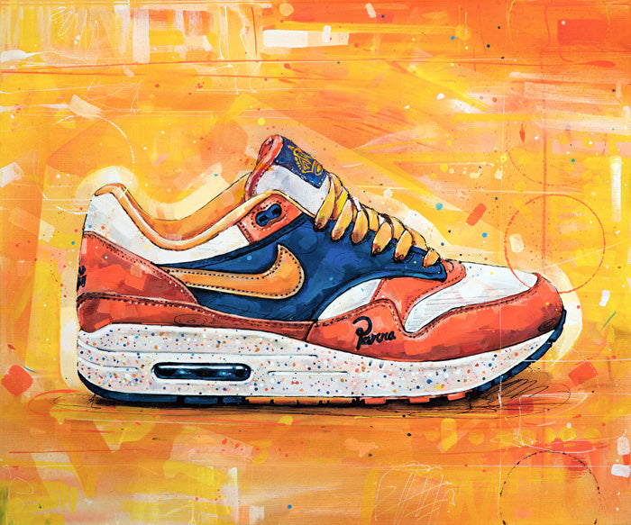 Nike Air Max 1 Parra Albert Heijn painting 60x50 cm