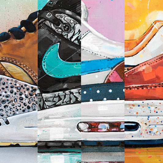 Nike Air Max 1 Parra Atmos colourway estampada