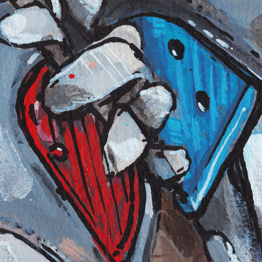 Nike Air Max 90 sideways blue canvas