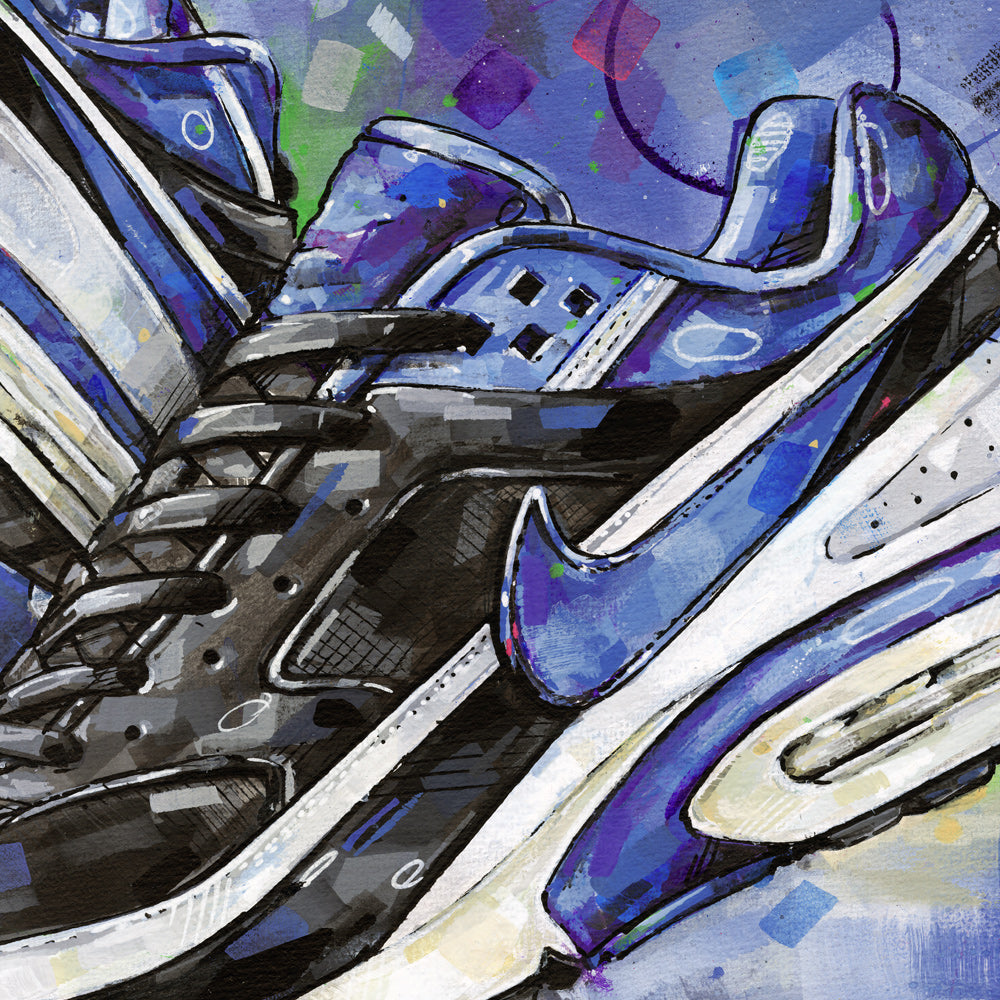 Nike Air Max classic BW black persian violet lienzo