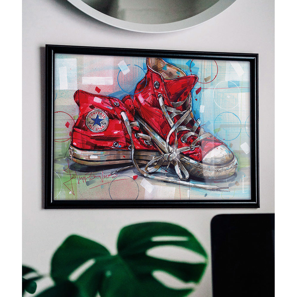 Converse All Star sneaker estampada