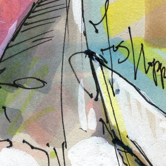 Aretha Franklin Leinwand