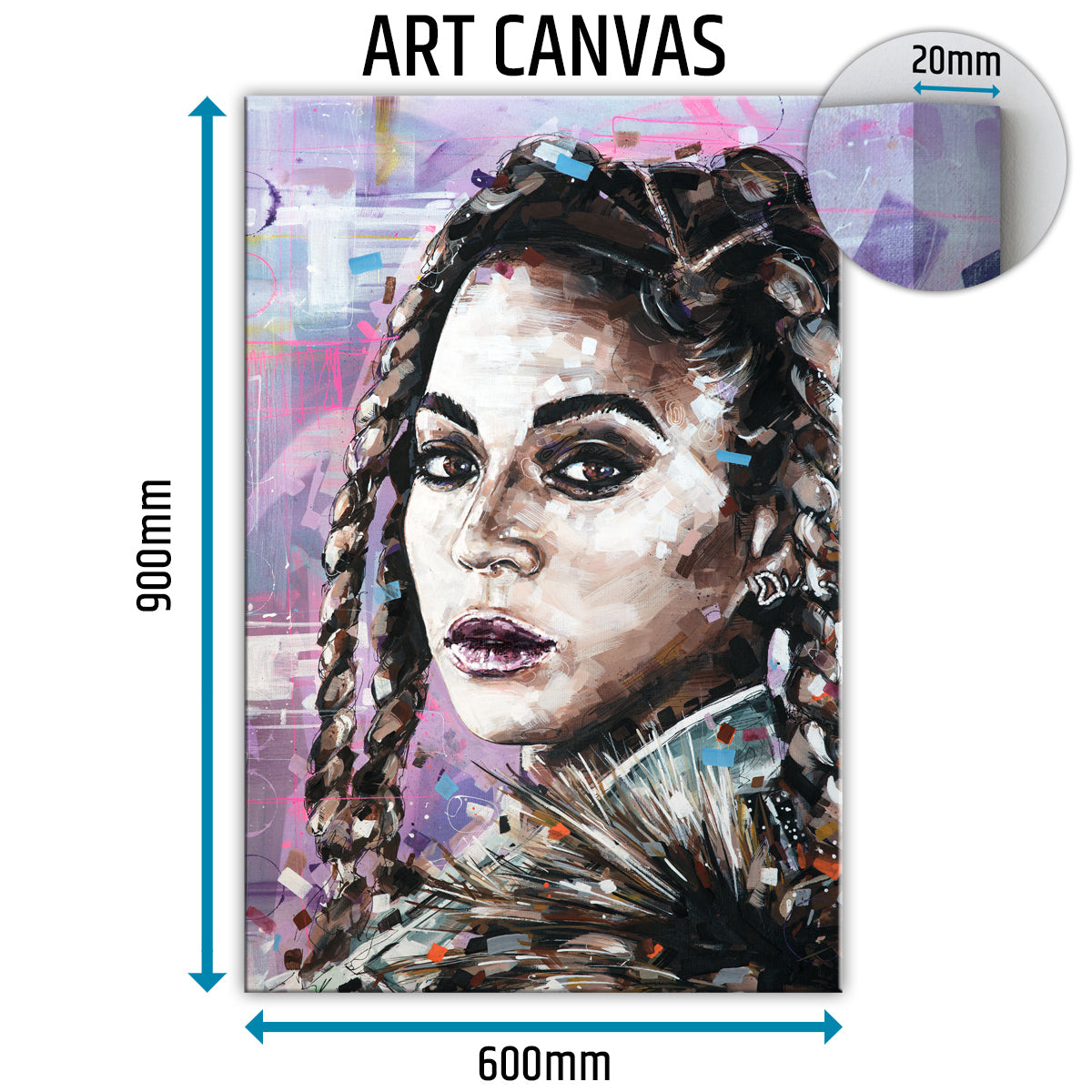 Beyoncé Leinwand 40x60 cm