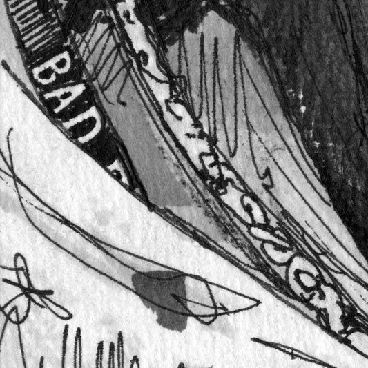 Biggie painting 29,7x42 cm