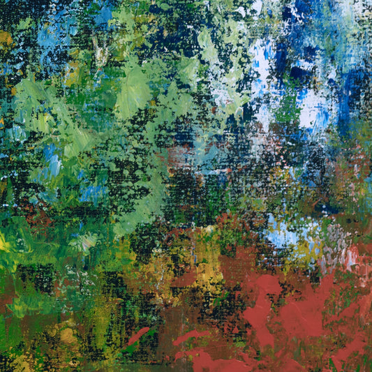 Explosionsgemälde 100x100 cm