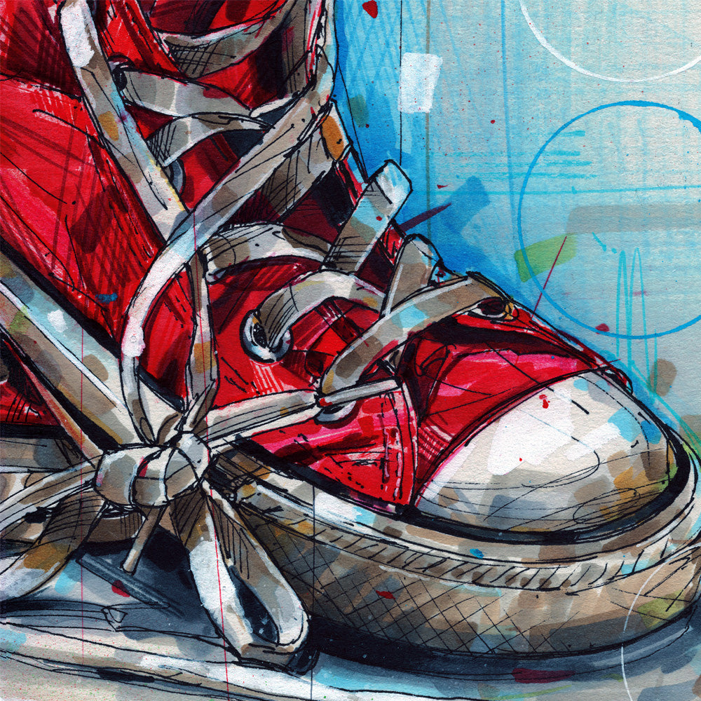Converse All Star sneaker estampada