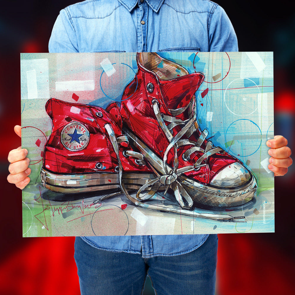 Converse All Star sneaker estampada