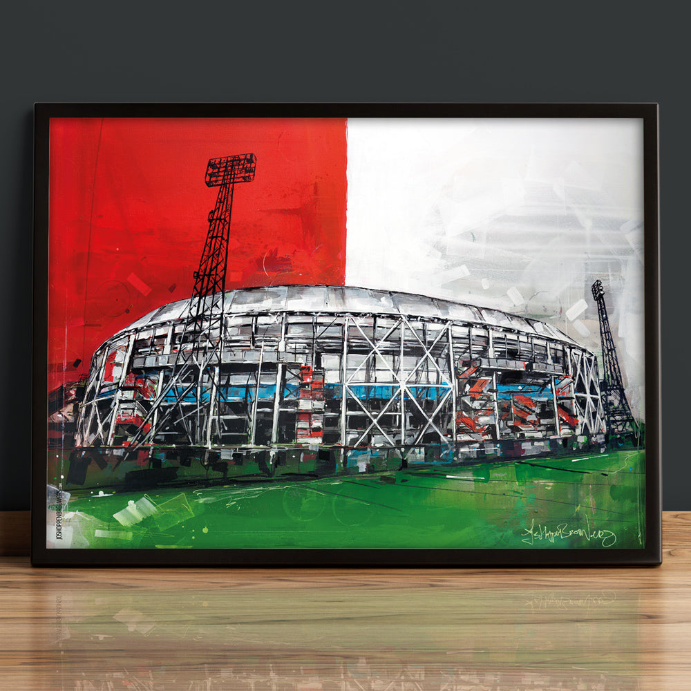 Rotterdam Fußballstadion Druck