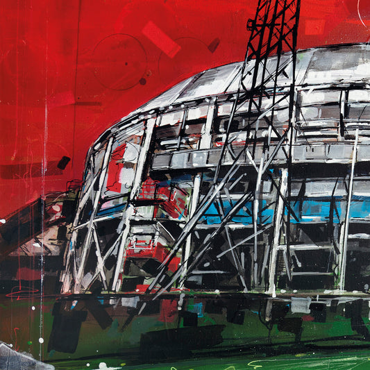 Stade de football de Rotterdam toile