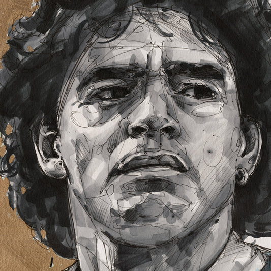 Diego Maradona canvas