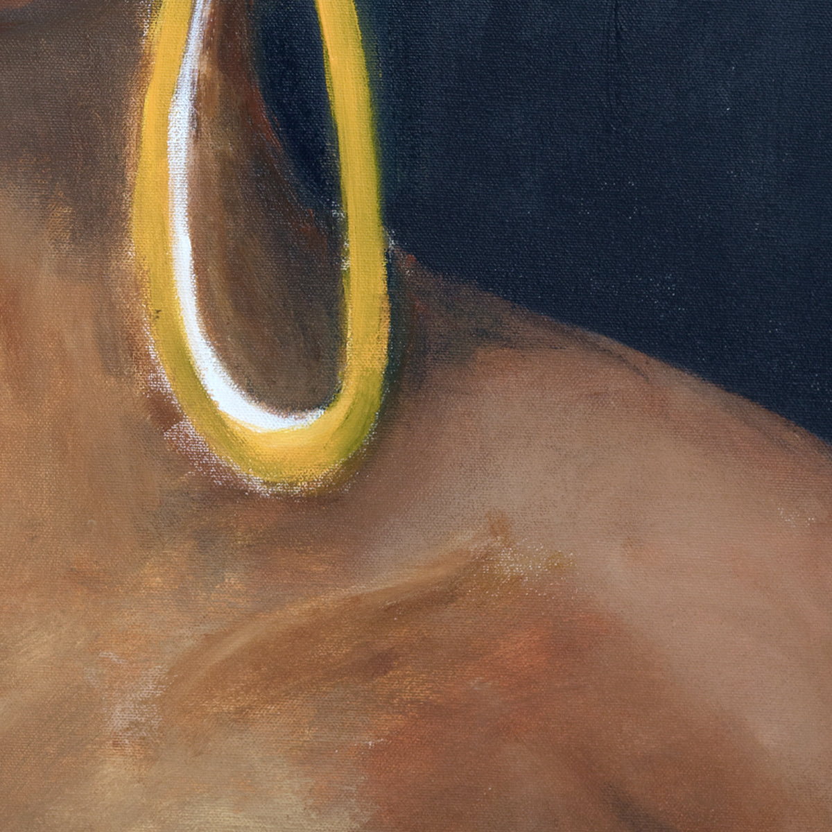 Pintura dama tintada 80x100 cm