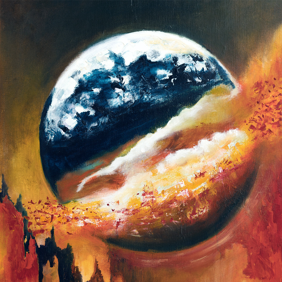 Pintura universo 80x80 cm