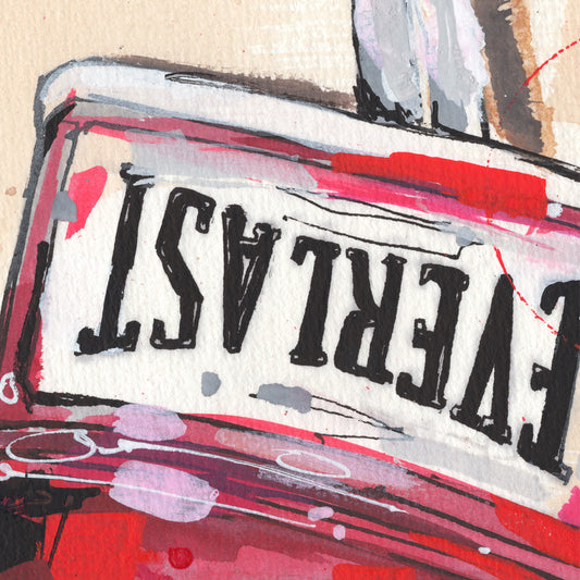 Gants de boxe rouge imprimé