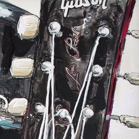 Slash painting 60x90 cm