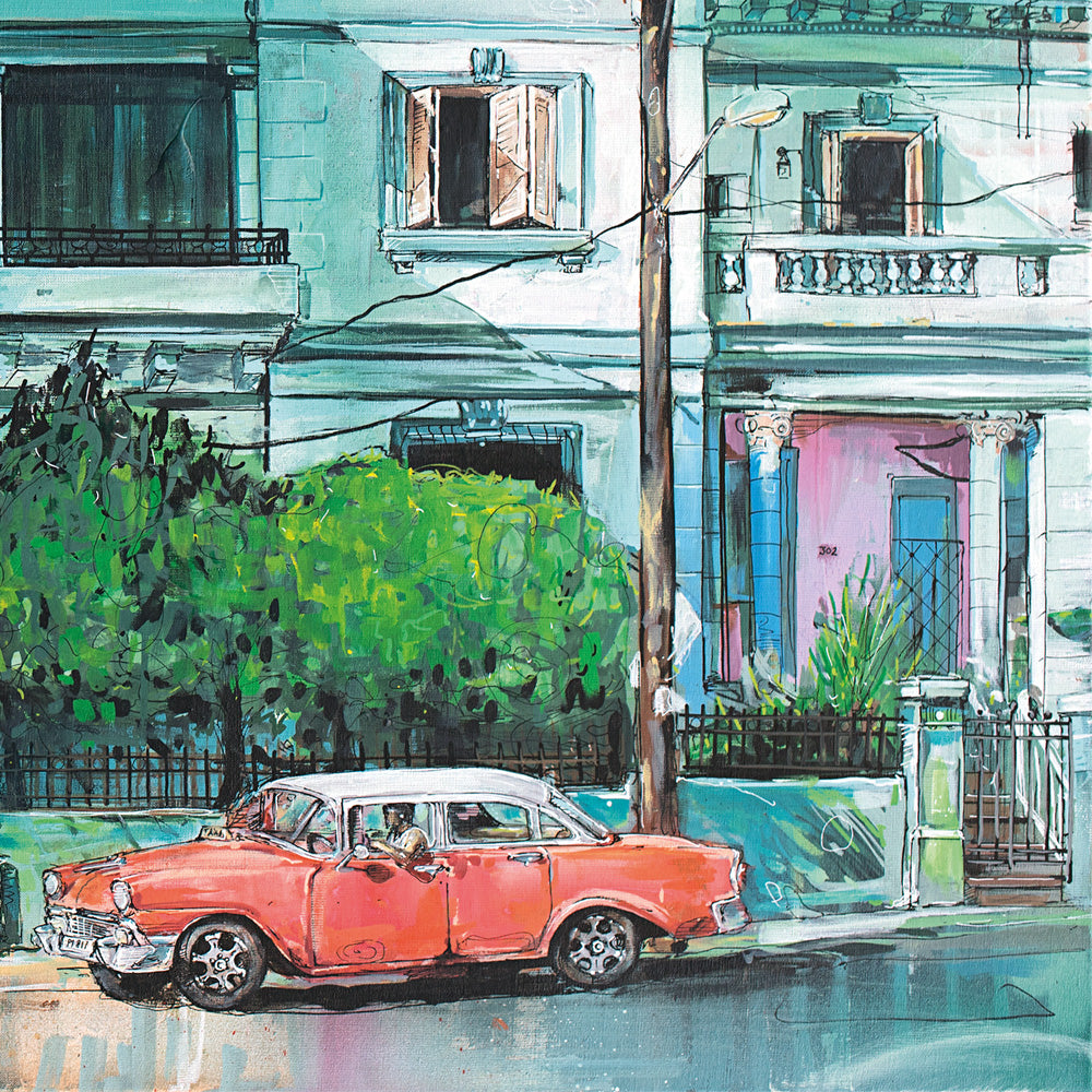 Havana city painting 150x100 cm