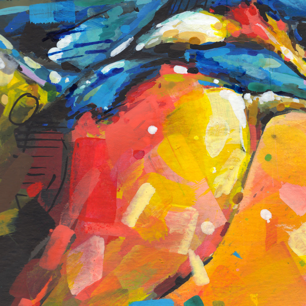 Kingfisher canvas