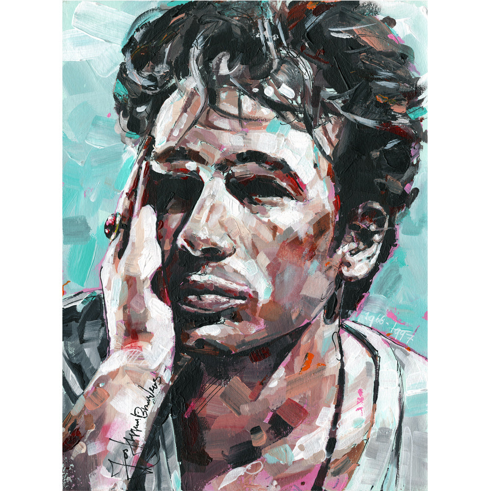 Jeff buckley painting 30x40 cm