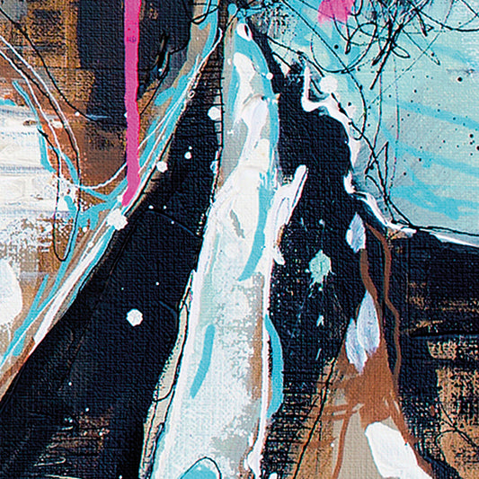 Jimi Hendrix painting 80x80 cm (SOLD)