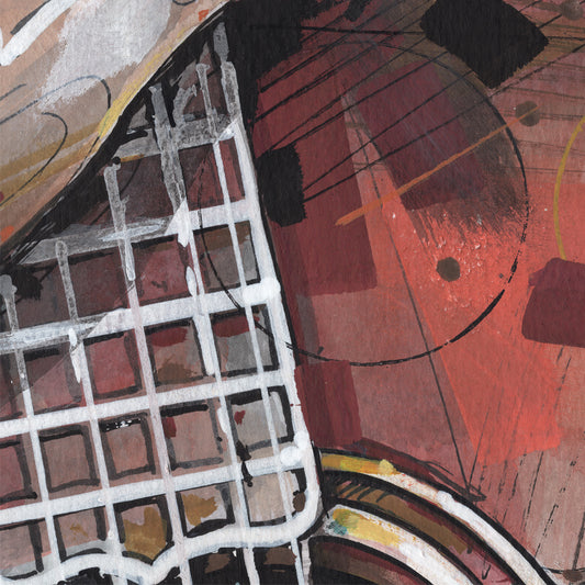 Johnny Cash painting 30x40 cm