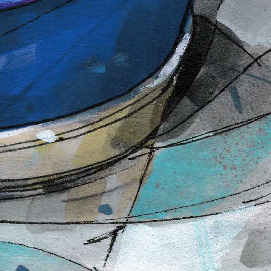 Nike Air Jordan 1 1984 royal blue print