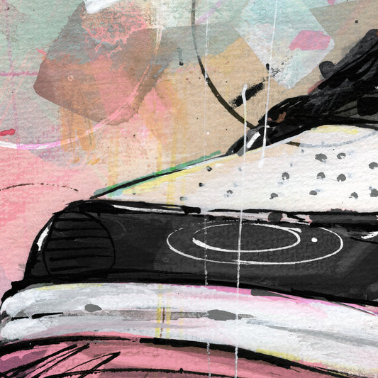 Nike Air Jordan 1 retro high rust pink estampada