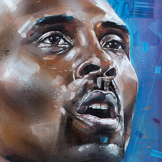 Kobe Bryant 02 painting 100x120 cm (SOLD)