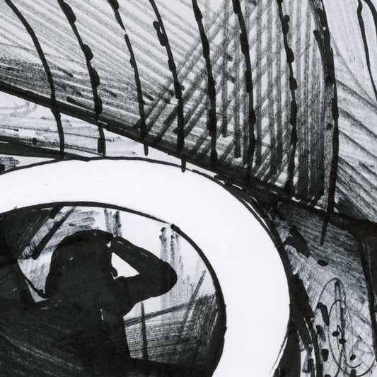 Kurt Cobain painting 21x29,7 cm