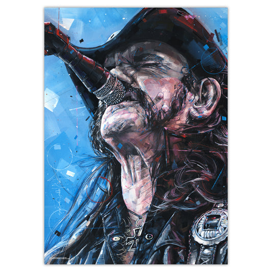 Lemmy Kilmister 03, Motörhead print 50x70 cm