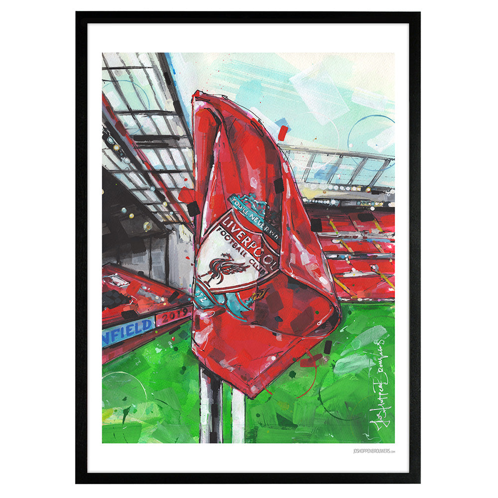 Liverpool Flagge Druck