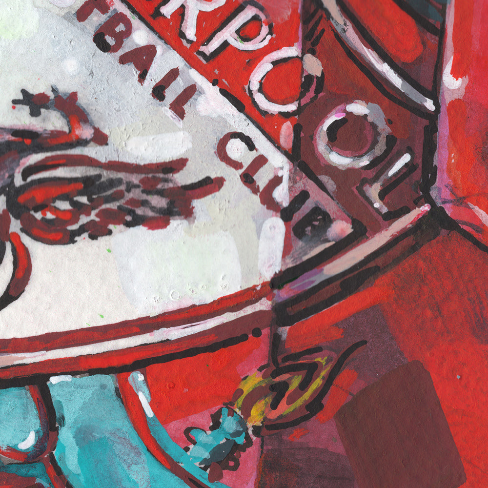 Liverpool Flagge Druck