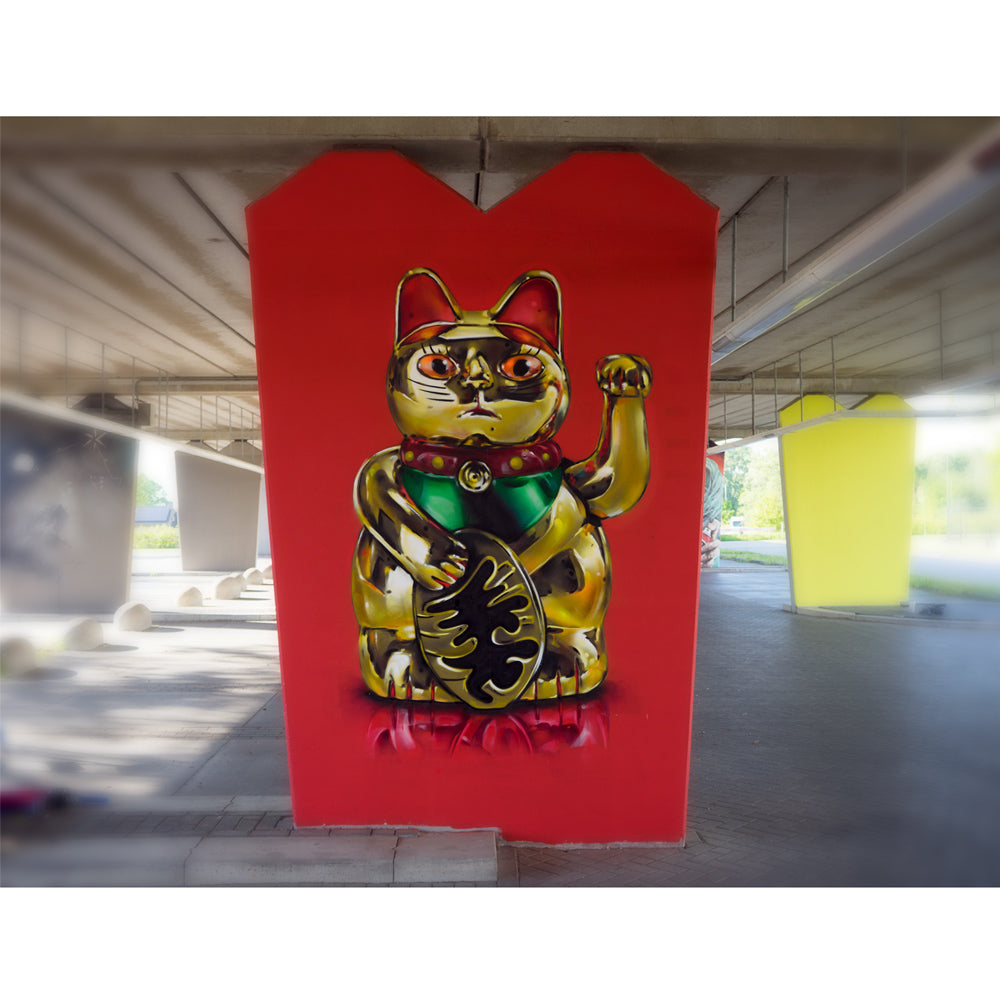 Maneki Neko estampada