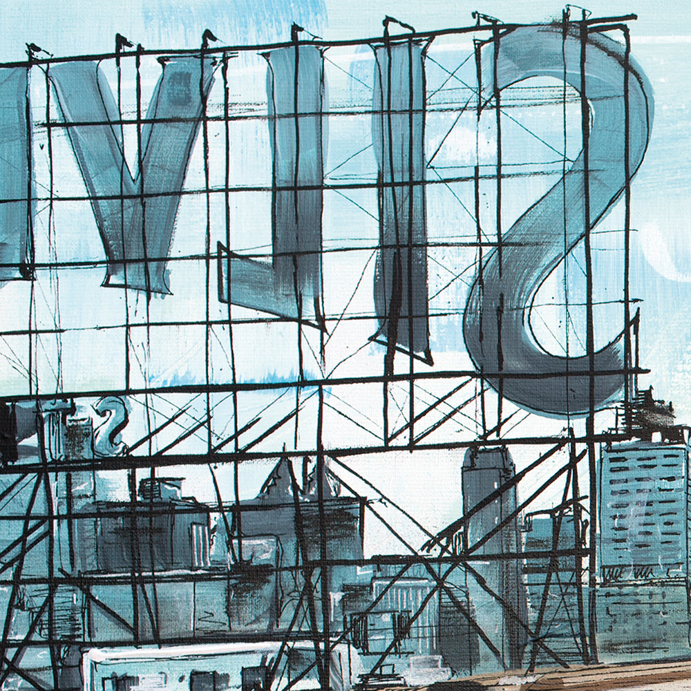 New York subway painting 100x70 cm