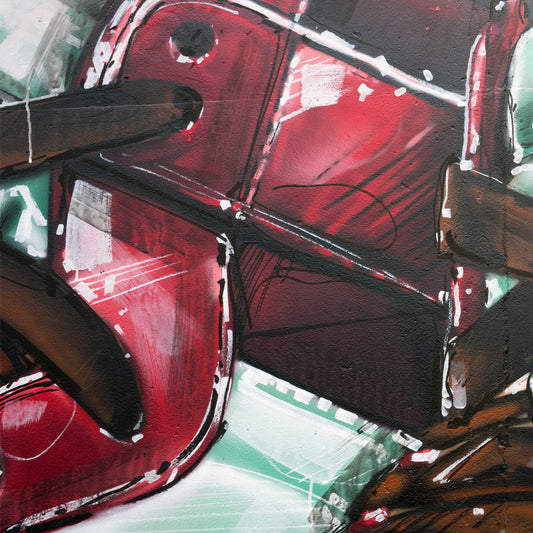 Nike Air Jordan 1 graffiti Druck