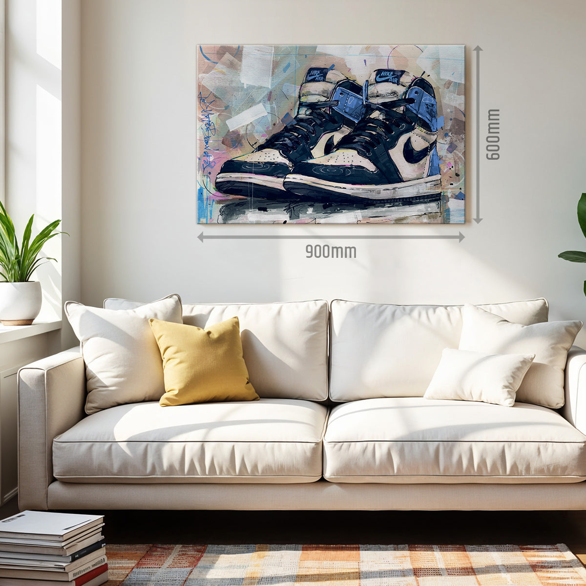 Nike Air Jordan 1 retro high obsidian blue lienzo
