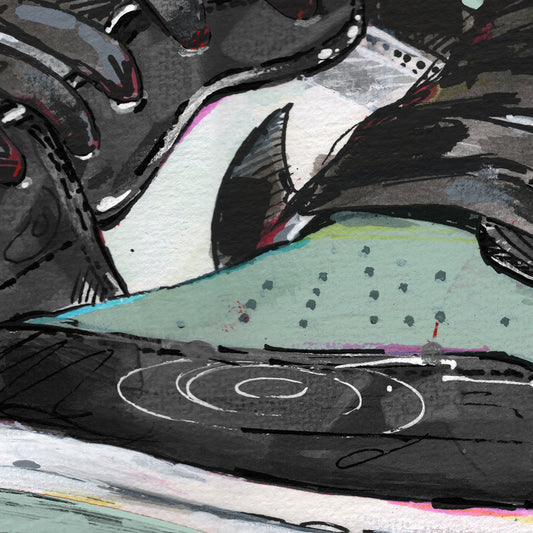 Nike Air Jordan 1 retro high igloo estampada