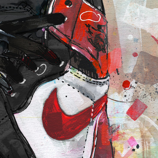 Nike Air Jordan 1 retro high track red canvas