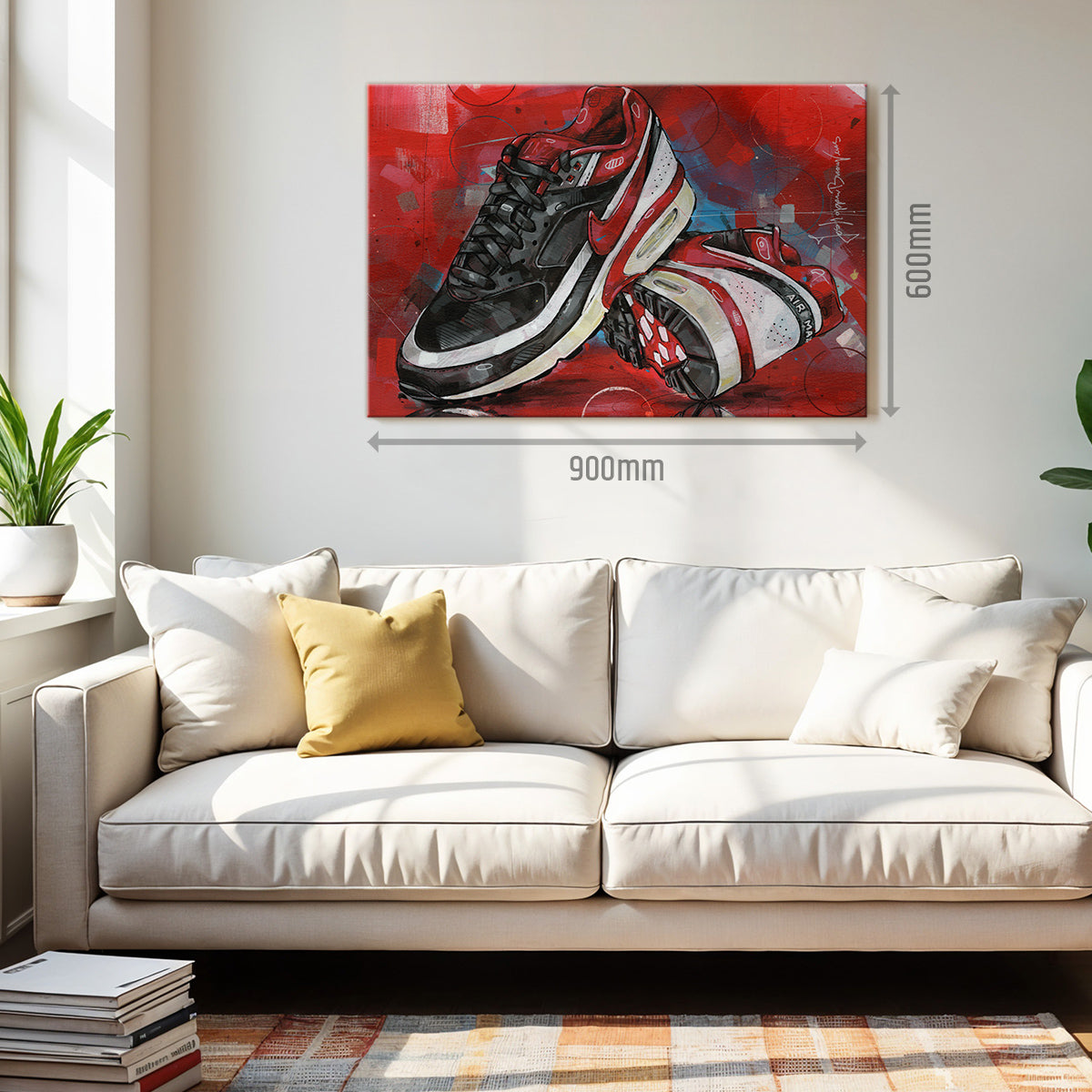 Nike Air Max classic BW varsity red canvas
