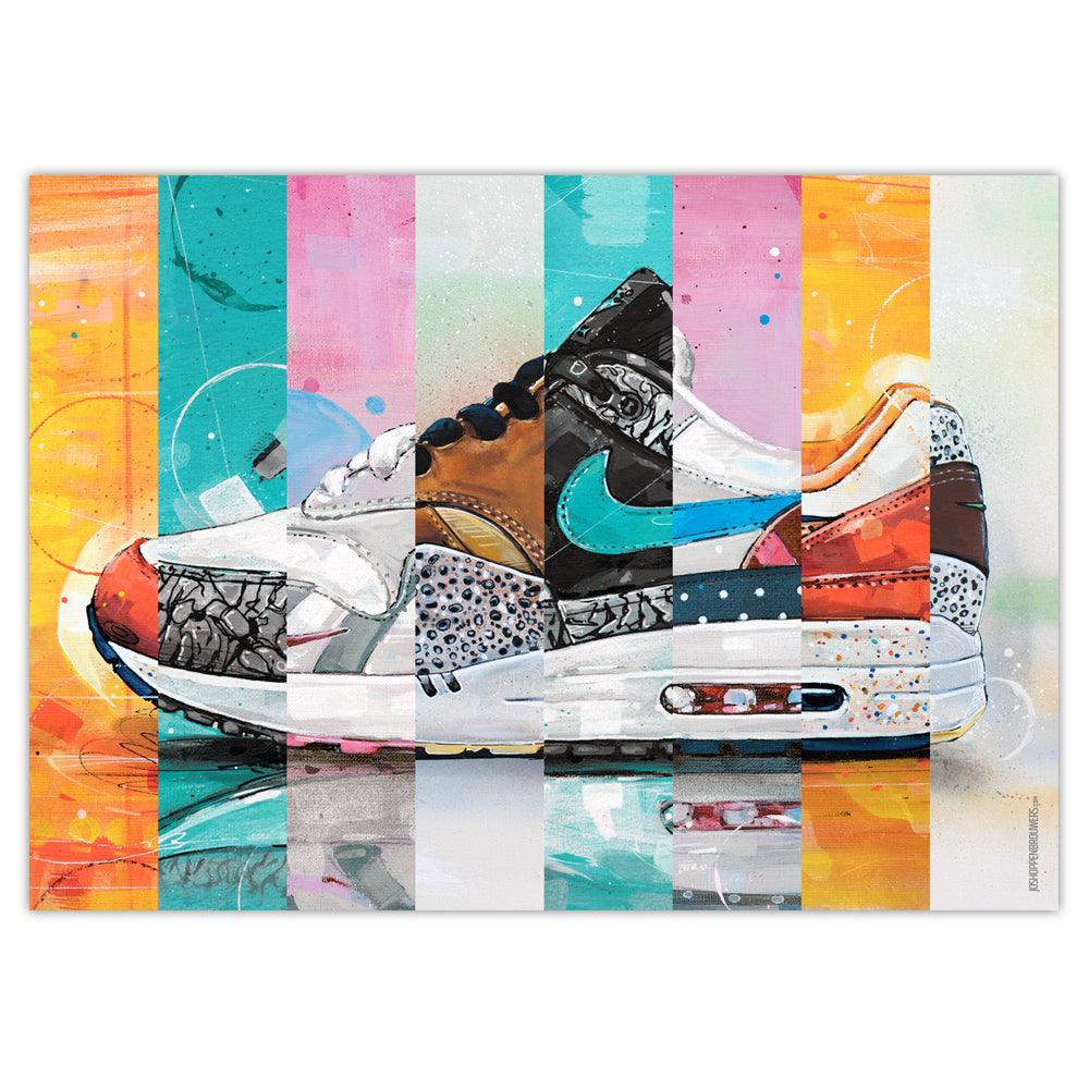 Nike Air Max 1 Parra Atmos colourway Druck