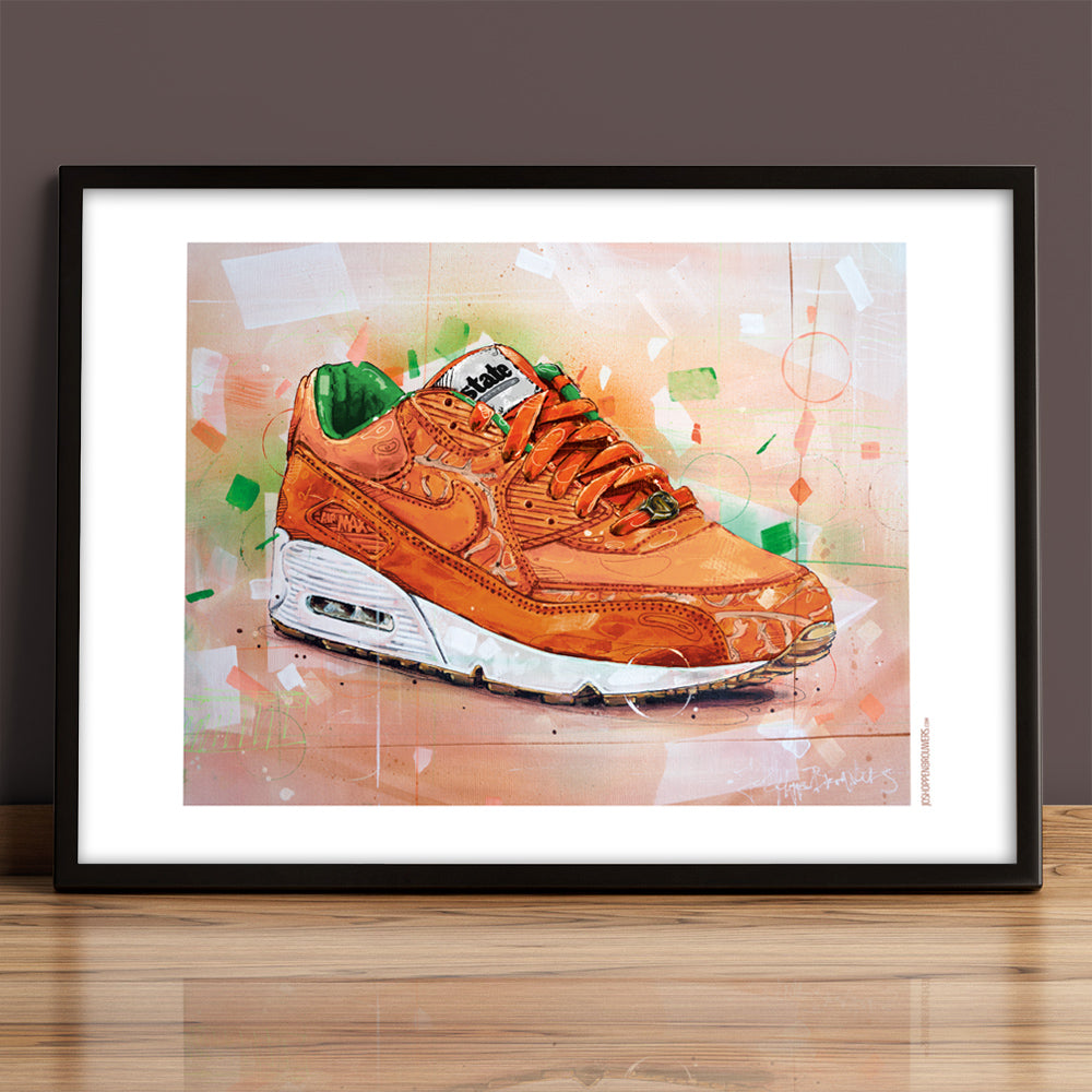 Nike Air Max 90 Homegrown state magazine estampada