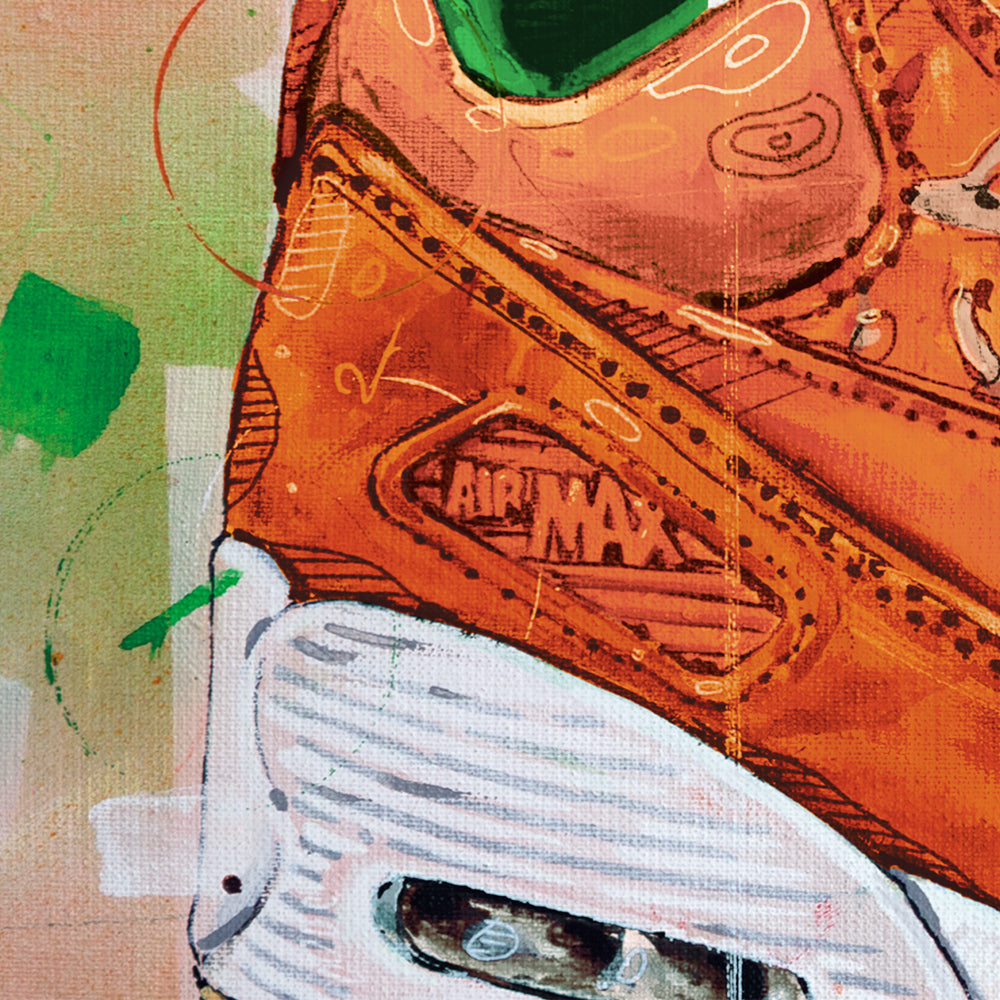 Nike Air Max 90 Homegrown state magazine estampada