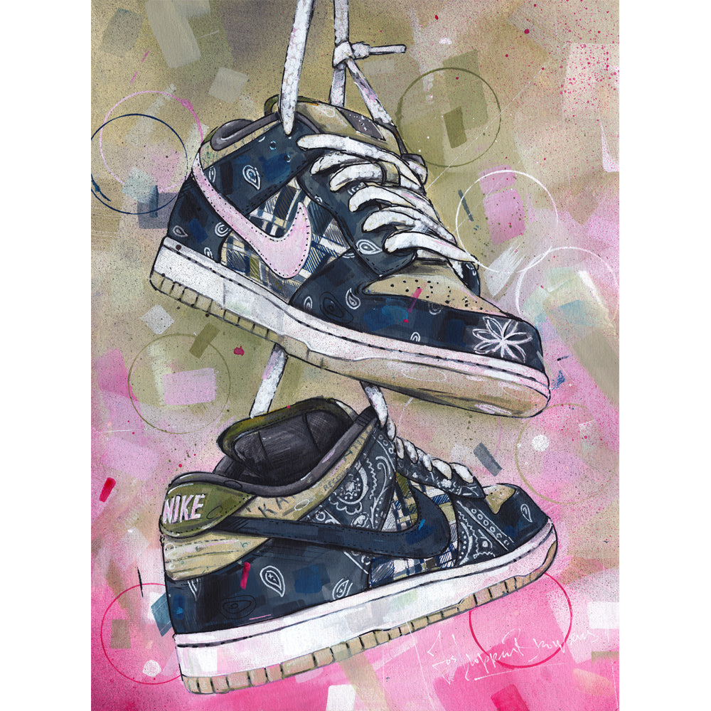 Nike Dunk low SB painting 30x40 cm