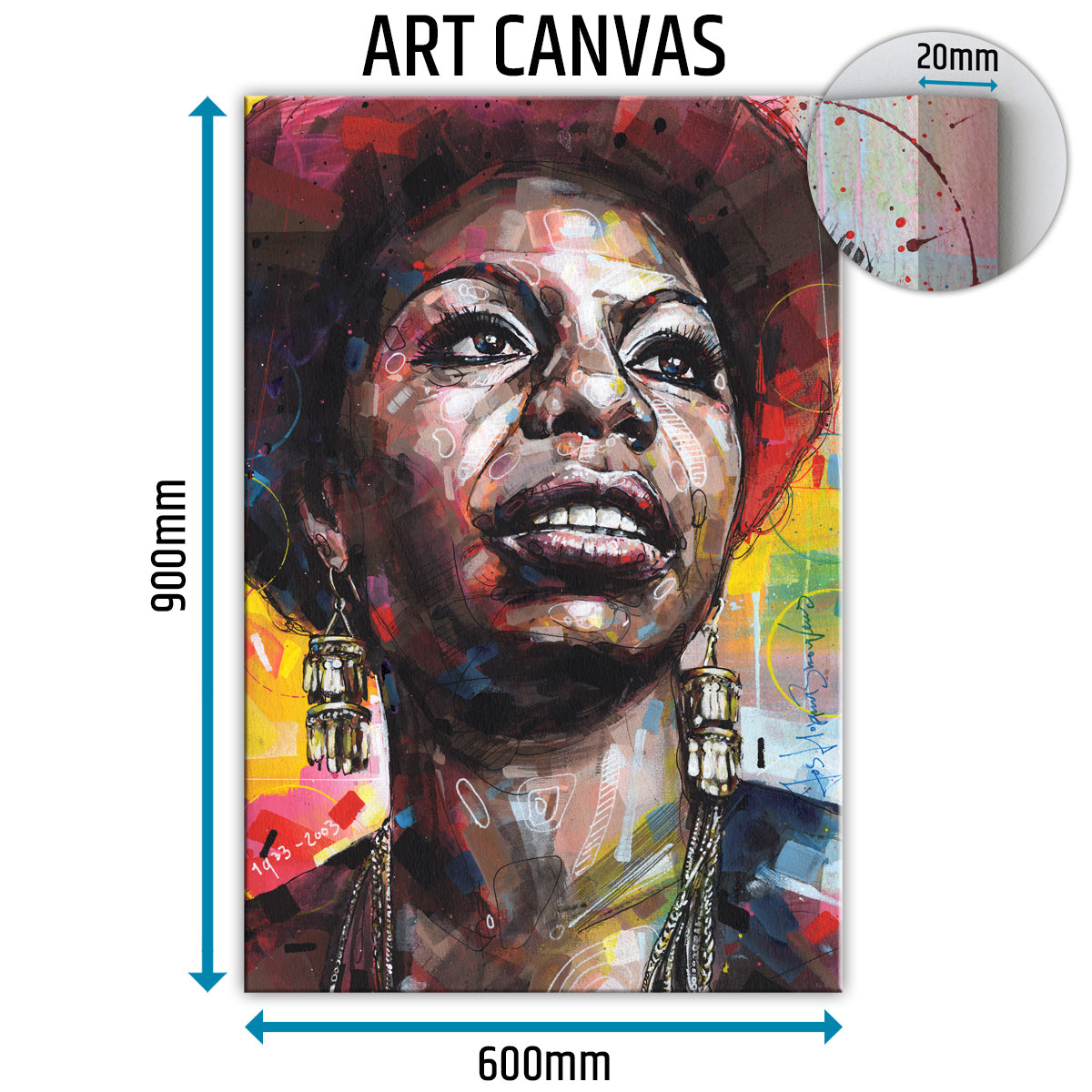 Nina Simone canvas