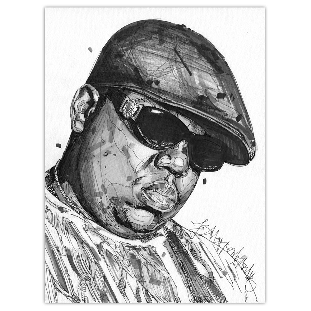 Biggie Malerei 29,7x42 cm
